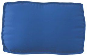 Conjunto de Almofadas de Palete 2 Peças Azul Royal Tecido Oxford