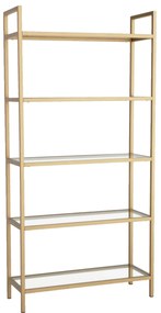 Estante K101 – Dourado – 80x165x30 cm