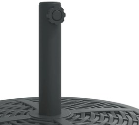 Base de guarda-sol para postes de Ø38/48 mm 12 kg redondo