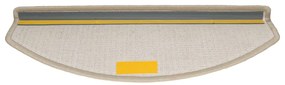 Tapetes de escadas 10 pcs 65x24x4 cm cinza-acastanhado