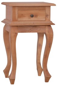 Mesa de cabeceira 35x30x60 cm madeira de mogno maciça
