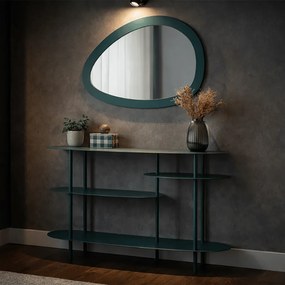 MESA CONSOLA SATURN PLUS 118X34X82 CM Azul petróleo