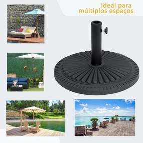 Base para Chapéu de Sol Suporte para Chapéu de Sol Apto para Mastros d