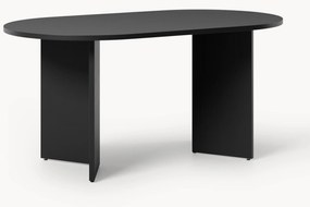 Mesa de jantar oval em madeira Toni, vários tamanhos