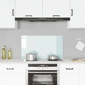 vidaXL Painel anti-salpicos de cozinha 90x50 cm vidro temperado branco