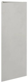 Vaso/floreira de jardim triangular 30x26x75 cm aço inoxidável