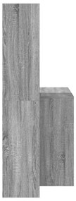 Mesa Sonoma cinzento 138.5 x 55 x 143 cm Madeira processada