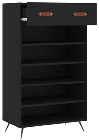 Sapateira 60x35x105 cm derivados de madeira preto