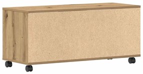 Armário de TV vidaXL Carvalho Artesanal 90x35x35 cm Madeira Técnica