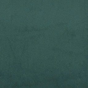 Cama boxspring com colchão 120x190 cm veludo verde-escuro