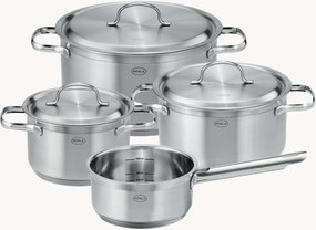 Conjunto de panelas em aço inoxidável Pureelements, conjunto de 4