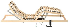 Estrado de ripas elétrico com 28 ripas 7 zonas 100x200 cm