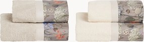 Conjunto de toalhas em algodão Calipso, conjunto de 4