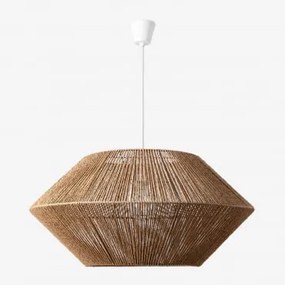 Lâmpada De Teto Para Exterior Em Papel Entrançado Sabar Ø80 Cm - Sklum
