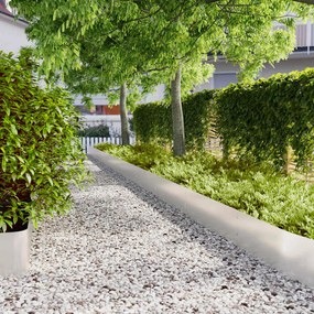 vidaXL Orlas de relva 20 pcs 25x103 cm aço inoxidável