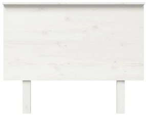 Cabeceira de cama 104x6x82,5 cm pinho maciço branco