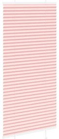 Rosa Plissada Cega 65x150 cm Largura Tecido 64,4 cm Poliéster