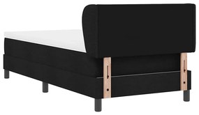 Cama Box com Colchão vidaXL Preta 100x200 cm Tecido