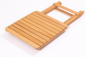 Conjunto de Mesa e Cadeiras de Jardim My005 – Castanho Creme – 40x40x4