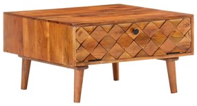 vidaXL Mesa de centro 68x68x38 cm madeira de acácia maciça