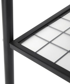 Guarda roupa com barra para cabides 92,5 x 33,5 x 153 cm Preto