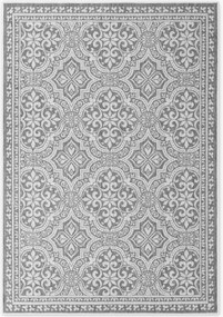 Tapete reversível de pelo curto para interior e exterior Duet Rosel