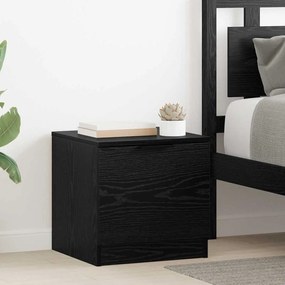 vidaXL Armário de cama 2 pcs Carvalho preto 40 x 39 x 40 cm