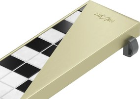 Mexen Flat Cobertura M13 2 em 1 para dreno linear 90 cm, dourado escovado - 1A19090