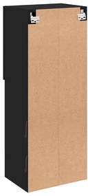 Móvel de TV com luzes LED 40,5x30x102 cm preto