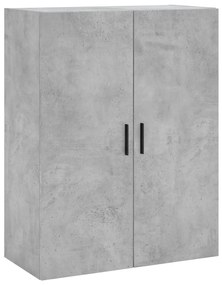 Armário alto 69,5x34x180 cm derivados de madeira cinza cimento