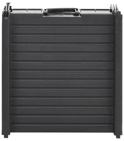 Rampa dobrável para cães 153x40x12,5 cm plástico preto