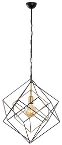 Candeeiro de Teto Till – Preto Antigo – 51 x 51 x 113 cm