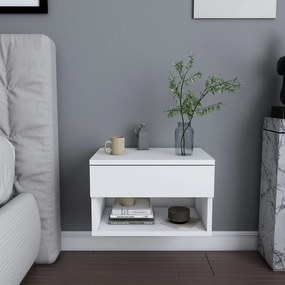Mesa de Cabeceira Jamot – Branco – 44,6 x 29 x 31,9 cm