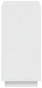 Estante madeira de pinho maciça 60x35x71 cm branco