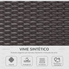 Conjunto Lounge Miami em Vime - Design Natura