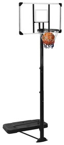 Tabela de basquetebol 256-361 cm policarbonato transparente
