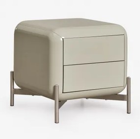 Mesinha De Cabeceira 45x45 Cm Em Mdf Alazne Verde Laurel - Sklum