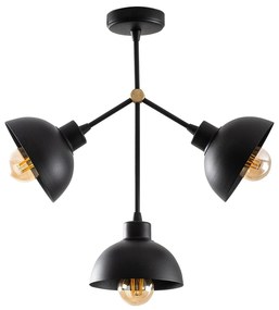 Candeeiro Chandelier Dram – Preto – 46 x 15 cm