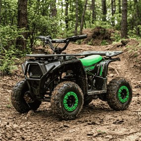 Moto 4 elétrica para crianças ATV Motors ESCAPE 800W Verde