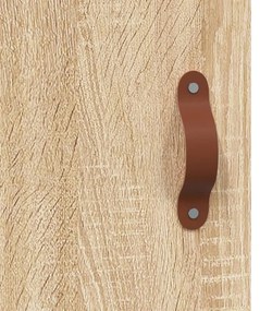Mesa cabeceira 2pcs 40x40x50cm deriv. madeira carvalho sonoma