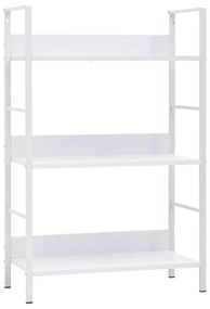 288220 vidaXL Estante 3 prateleiras derivados de madeira branco
