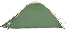 Tenda de campismo cúpula para 2 pessoas impermeável verde
