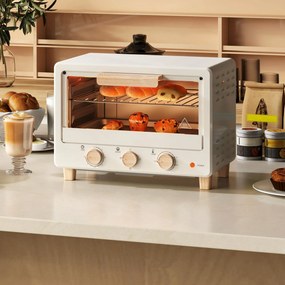 Forno Elétrico de Mesa Mini Forno de 16L Forno Elétrico com Porta de V