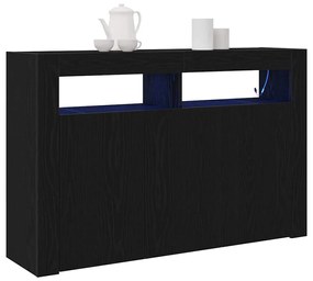 Sideboard Carvalho preto Madeira engenheirada 116 x 30 x 75 cm