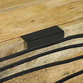 Conjunto de Móveis para Banheiro 3 pcs Castanho Médio