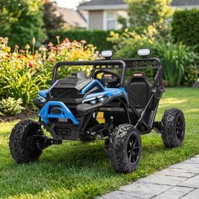 Carro elétrico para Crianças 3 a 8 anos, 12V 4x4 Buggy Sport OUTLAND, Rodas de espuma EVA, Controle remoto Azul