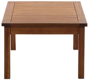 Conjunto lounge de jardim 4 pcs madeira de acácia maciça