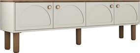 Móvel para Televisão "Bohem" - 180 x 53 x 35 cm - Cor Creme - Design M
