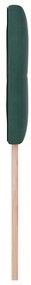 Cabeceira vidaXL Almofadada Verde Escuro 80 cm Veludo