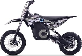Mota Elétrica Infantil WOLF-E 1000W 36V com Bateria de Lítio, 3 Velocidades e Travões de Disco – Preta